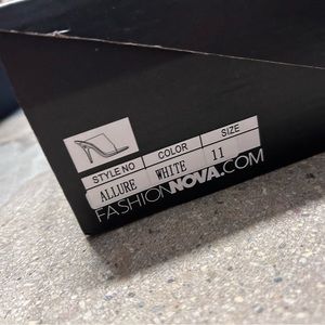 Clear heel, never worn great condition